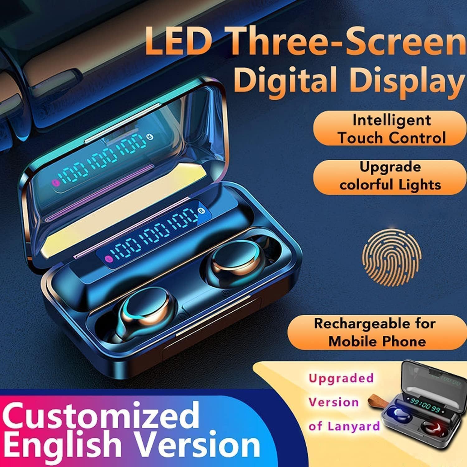 ORANGLES Samsung Air Wireless Earbuds – Bluetooth Headset Stereo - high resolution display - exposing craftsmanship - Image 2 of 4 | built for everyone | Samsung Air Wireless Earbuds – Bluetooth Headset Stereo for sale Georgia | Free Shipping ORANGLES