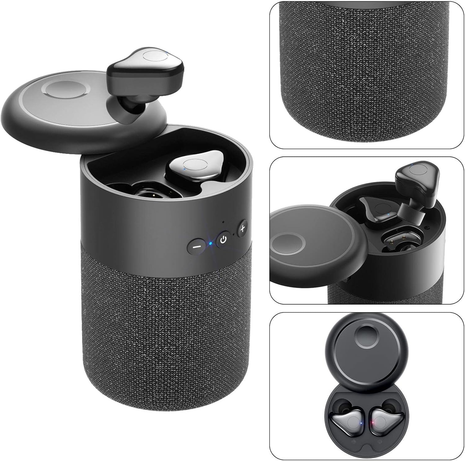 ORANGLES Bluetooth Speaker Headset – Portable Wireless Stereo Sound - detailed closeup view - illustrating benefits - Image 3 of 6 | created for all | Shop Bluetooth Speaker Headset – Portable Wireless Stereo Sound North Carolina | Free Shipping ORANGLES