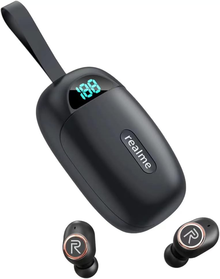 ORANGLES Bluetooth 5.0 TWS Headset – Deep Bass & Long Battery - detailed closeup view - illustrating benefits - Image 3 of 3 | created for all | Shop Bluetooth 5.0 TWS Headset – Deep Bass & Long Battery North Carolina | Free Shipping ORANGLES
