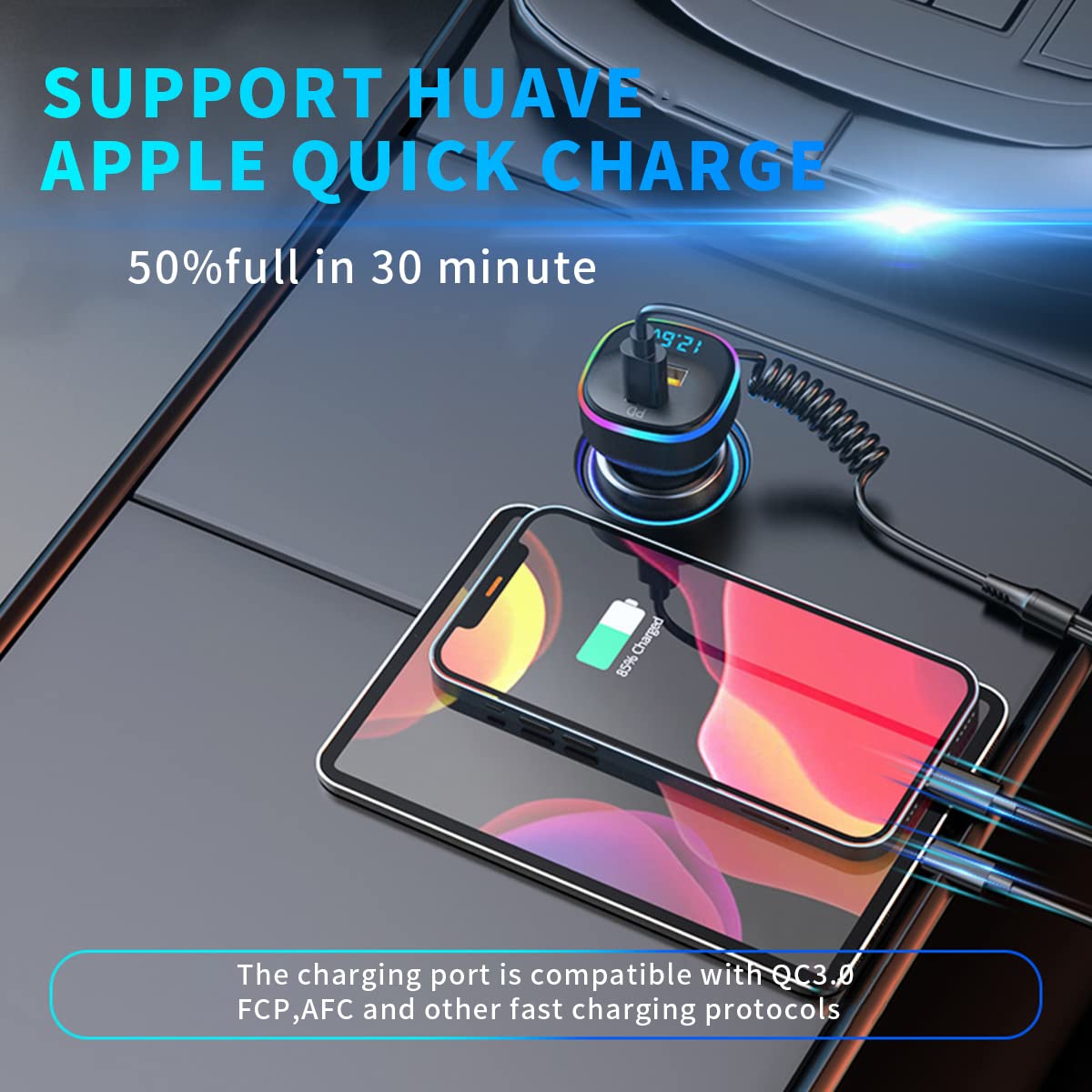 ORANGLES Car Charger – Super Fast Charge & Multi‑Function Power Hub - stunning visual - unveiling characteristics - Image 7 of 11 | perfect for office | Car Charger – Super Fast Charge & Multi‑Function Power Hub offer Washington | Free Shipping ORANGLES