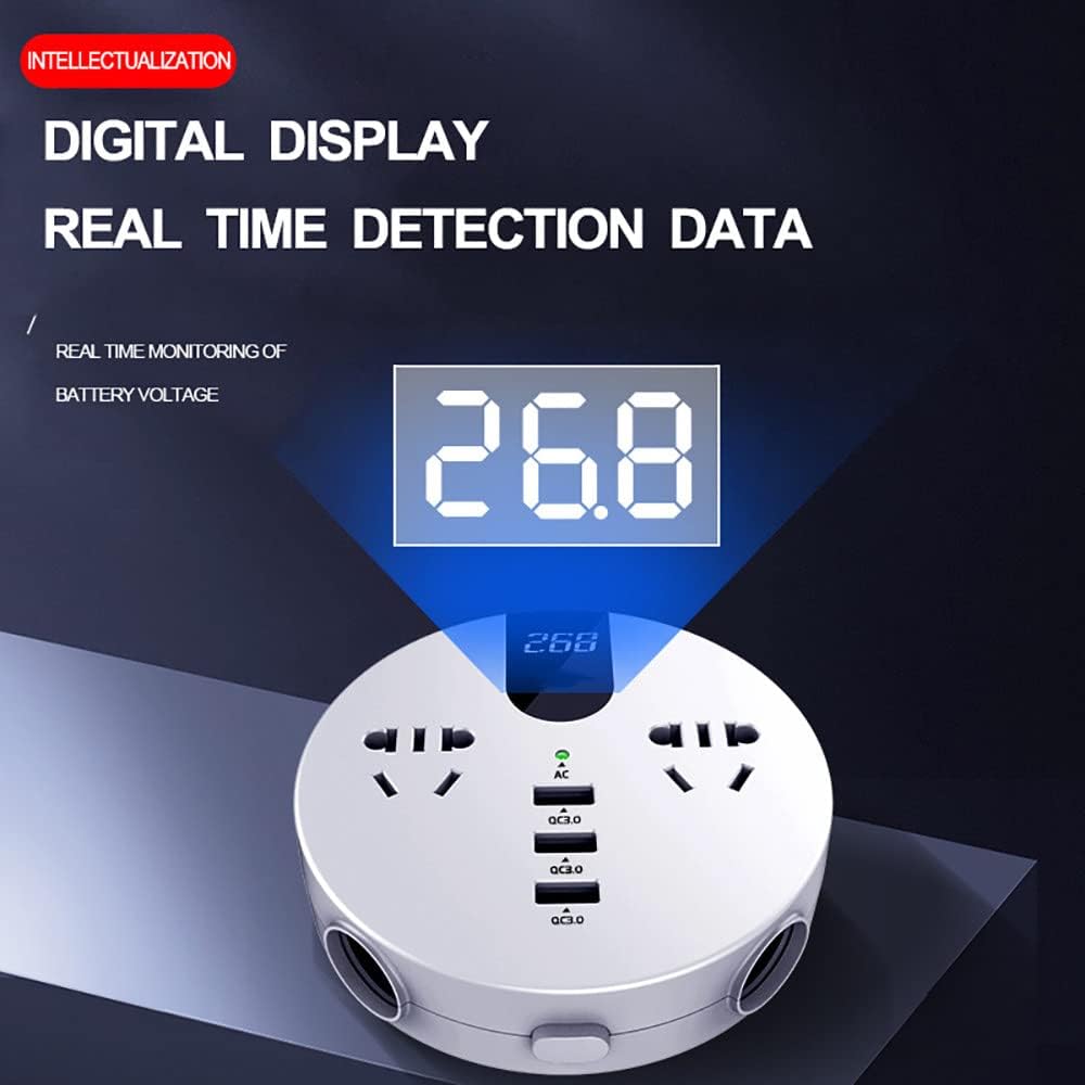 ORANGLES Car Inverter & Mobile Phone Charger – Super Fast, Multi‑Function Power Solution - angled perspective - presenting advantages - Image 4 of 6 | fits any environment | Purchase Car Inverter & Mobile Phone Charger – Super Fast, Multi‑Function Power Solution Michigan | Free Shipping ORANGLES