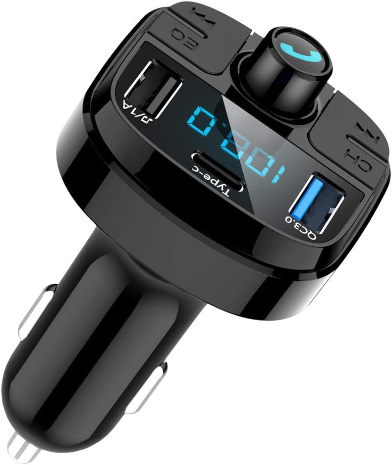 ORANGLES Car MP3 Bluetooth Player Charger – Music, Calls & Fast Charging in One - angled perspective - presenting advantages - Image 4 of 5 | fits any environment | Purchase Car MP3 Bluetooth Player Charger – Music, Calls & Fast Charging in One Michigan | Free Shipping ORANGLES