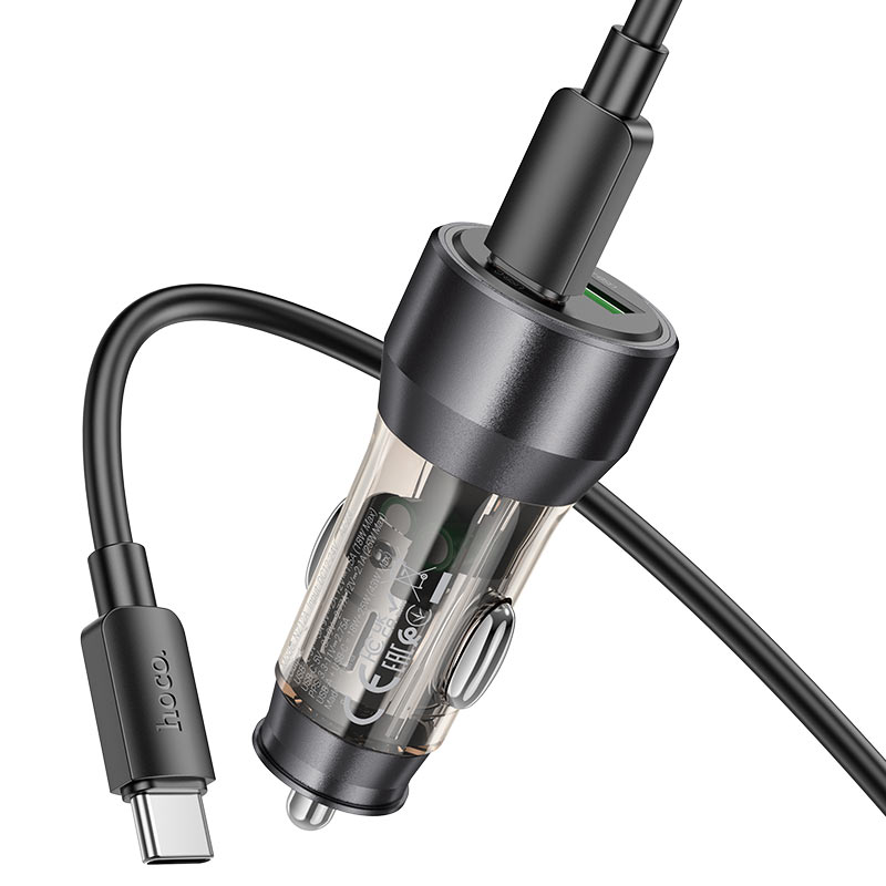 ORANGLES Hoco Car Charger – Fast, Safe & Stylish Charging Solution - angled perspective - presenting advantages - Image 4 of 6 | fits any environment | Purchase Hoco Car Charger – Fast, Safe & Stylish Charging Solution Michigan | Free Shipping ORANGLES