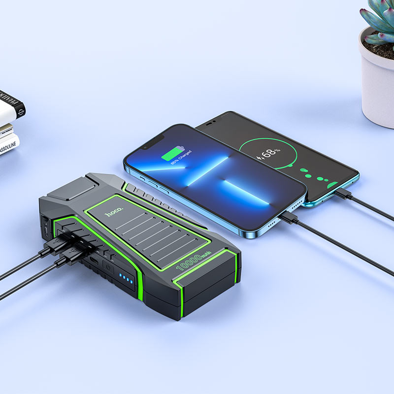 ORANGLES Hoco Smart Car Jump Starter (QS1) – Portable, Powerful & Safe Emergency Backup - full product showcase - displaying specifications - Image 5 of 6 | adapts to any space | Hoco Smart Car Jump Starter (QS1) – Portable, Powerful & Safe Emergency Backup deal New Jersey | Free Shipping ORANGLES