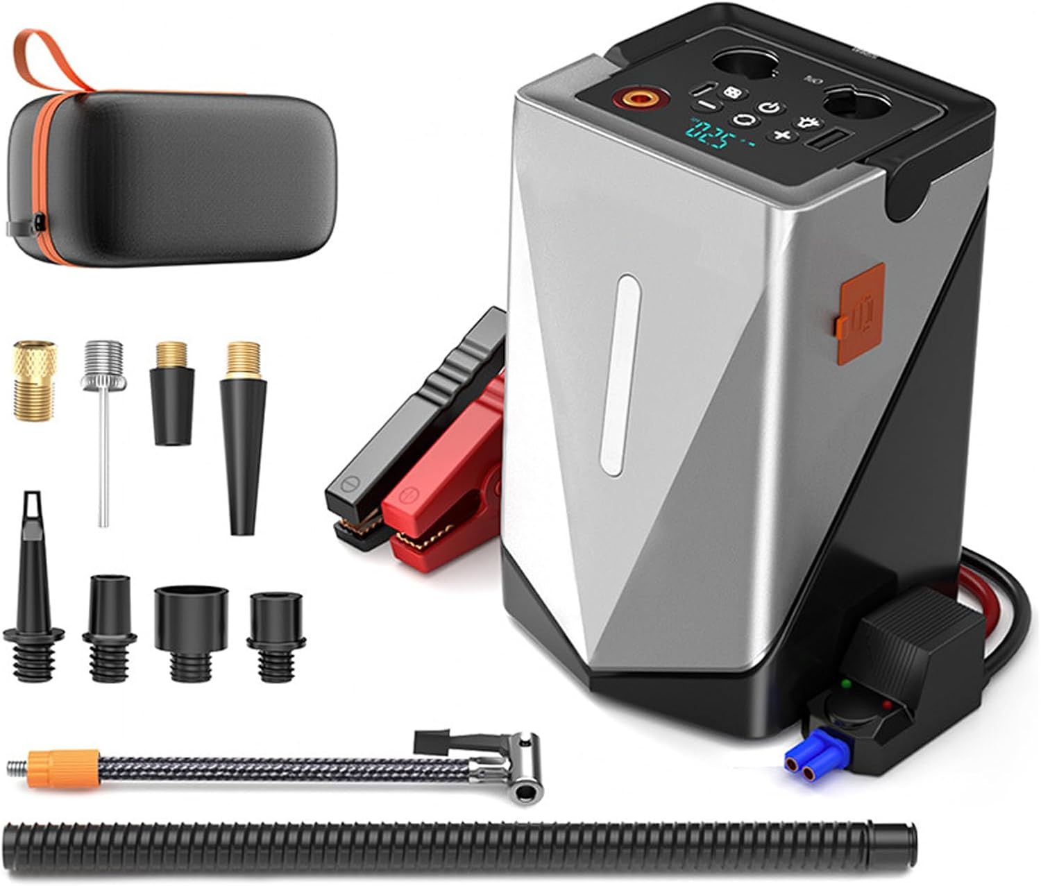 Portable Multi‑Function Car Jump Starter – Emergency Power & Smart Safety