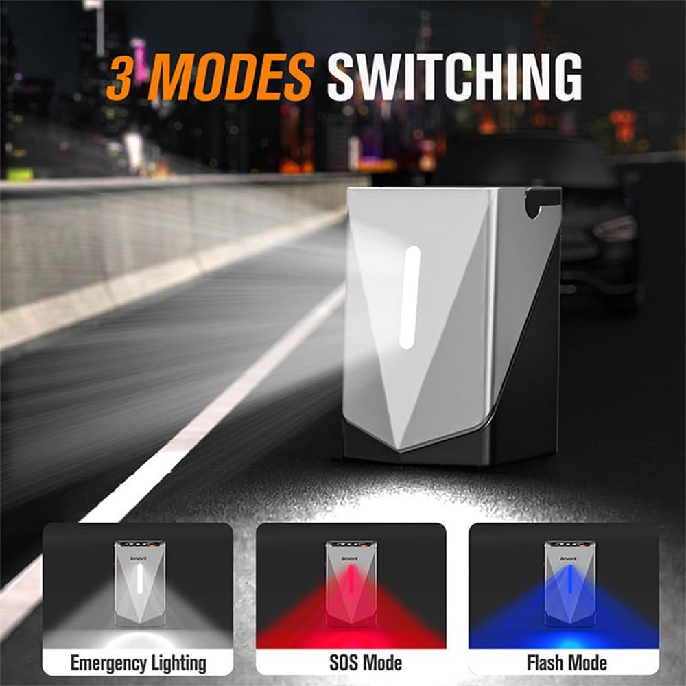 ORANGLES Portable Multi‑Function Car Jump Starter – Emergency Power & Smart Safety - angled perspective - presenting advantages - Image 4 of 6 | fits any environment | Purchase Portable Multi‑Function Car Jump Starter – Emergency Power & Smart Safety Michigan | Free Shipping ORANGLES