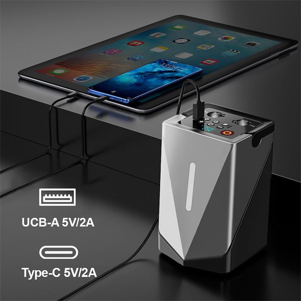 ORANGLES Portable Multi‑Function Car Jump Starter – Emergency Power & Smart Safety - full product showcase - displaying specifications - Image 5 of 6 | adapts to any space | Portable Multi‑Function Car Jump Starter – Emergency Power & Smart Safety deal New Jersey | Free Shipping ORANGLES