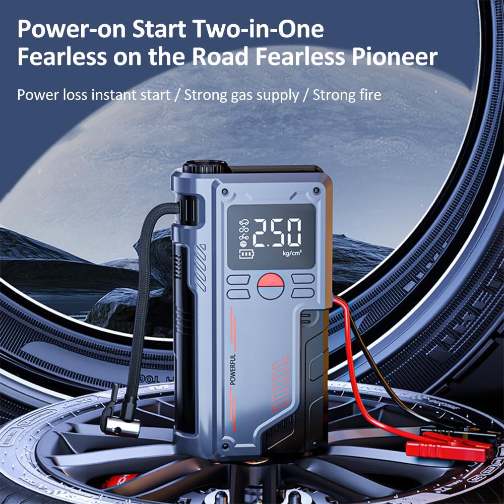 ORANGLES Portable Car Jump Starter with Digital Display – Smart, Safe & Powerful - high resolution display - exposing craftsmanship - Image 2 of 4 | built for everyone | Portable Car Jump Starter with Digital Display – Smart, Safe & Powerful for sale Georgia | Free Shipping ORANGLES