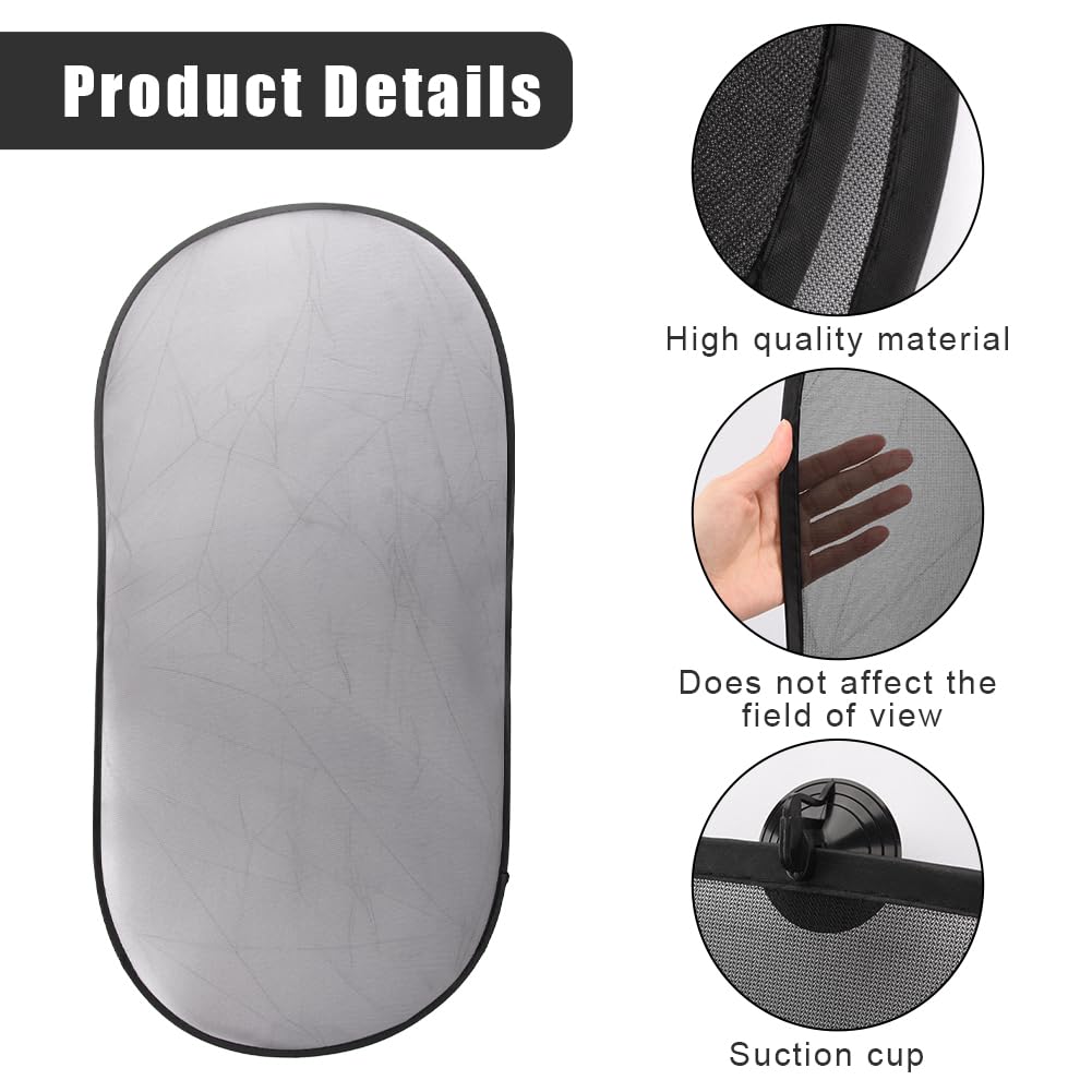 ORANGLES Car Rear Window Sun Shade – UV Protection & Privacy for Passengers - full product showcase - displaying specifications - Image 5 of 6 | adapts to any space | Car Rear Window Sun Shade – UV Protection & Privacy for Passengers deal New Jersey | Free Shipping ORANGLES