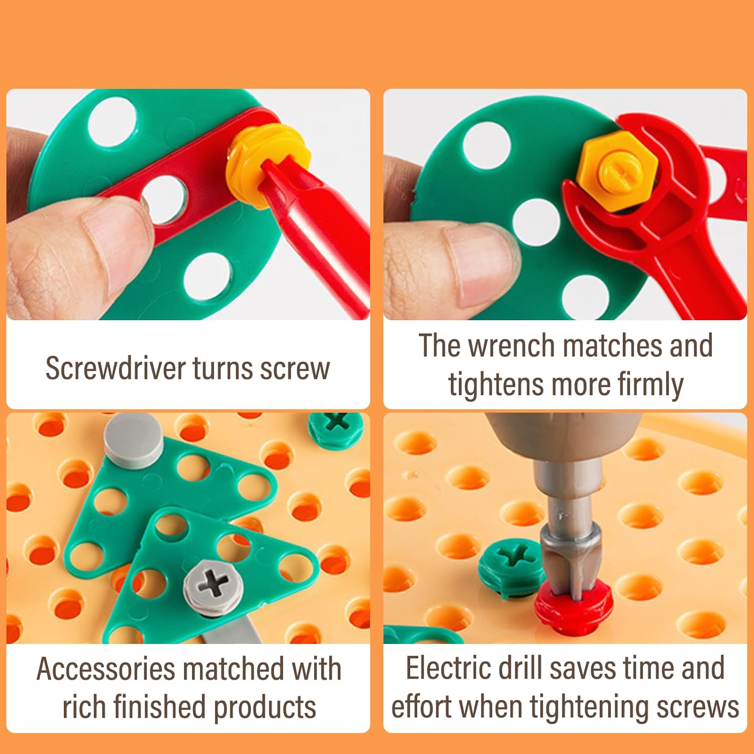 ORANGLES DIY Screw Puzzle Suitcase – Creative Building & Educational Fun - elegant presentation - exhibiting components - Image 6 of 6 | ideal for home | Discount on DIY Screw Puzzle Suitcase – Creative Building & Educational Fun Virginia | Free Shipping ORANGLES