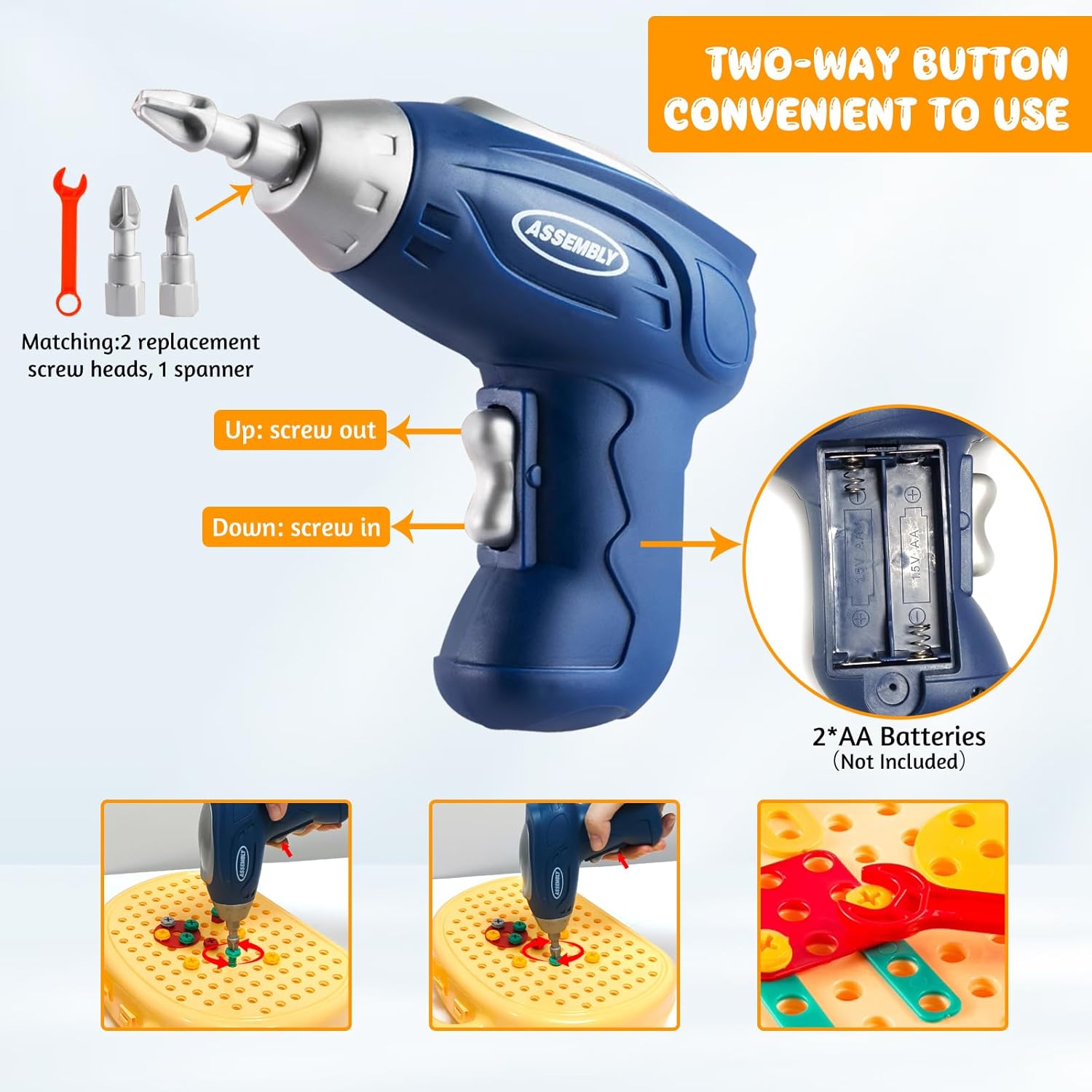 ORANGLES DIY Creative Screw Puzzle Suitcase – Portable Educational Building Toy - full product showcase - displaying specifications - Image 5 of 5 | adapts to any space | DIY Creative Screw Puzzle Suitcase – Portable Educational Building Toy deal New Jersey | Free Shipping ORANGLES