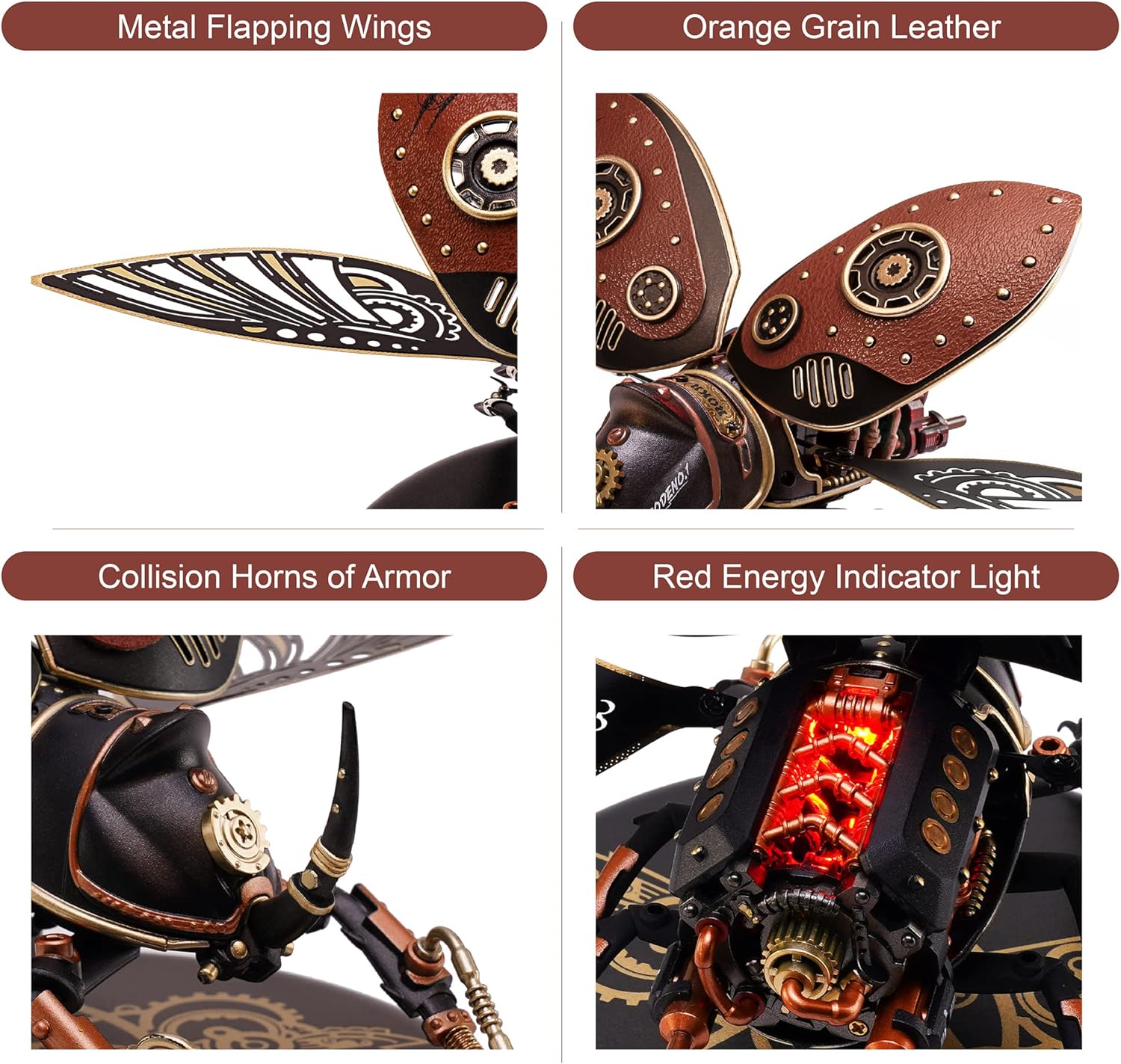 ORANGLES Robotime Rokr Metal 3D Puzzles Games – Mechanical Models & Brain Teasers - detailed closeup view - illustrating benefits - Image 3 of 6 | created for all | Shop Robotime Rokr Metal 3D Puzzles Games – Mechanical Models & Brain Teasers North Carolina | Free Shipping ORANGLES