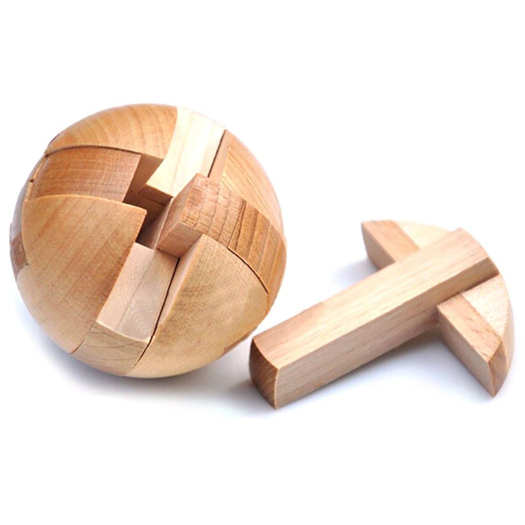 ORANGLES Wooden Puzzle Magic Ball | Brain Teaser Game - full product showcase - displaying specifications - Image 5 of 6 | adapts to any space | Wooden Puzzle Magic Ball | Brain Teaser Game deal New Jersey | Free Shipping ORANGLES