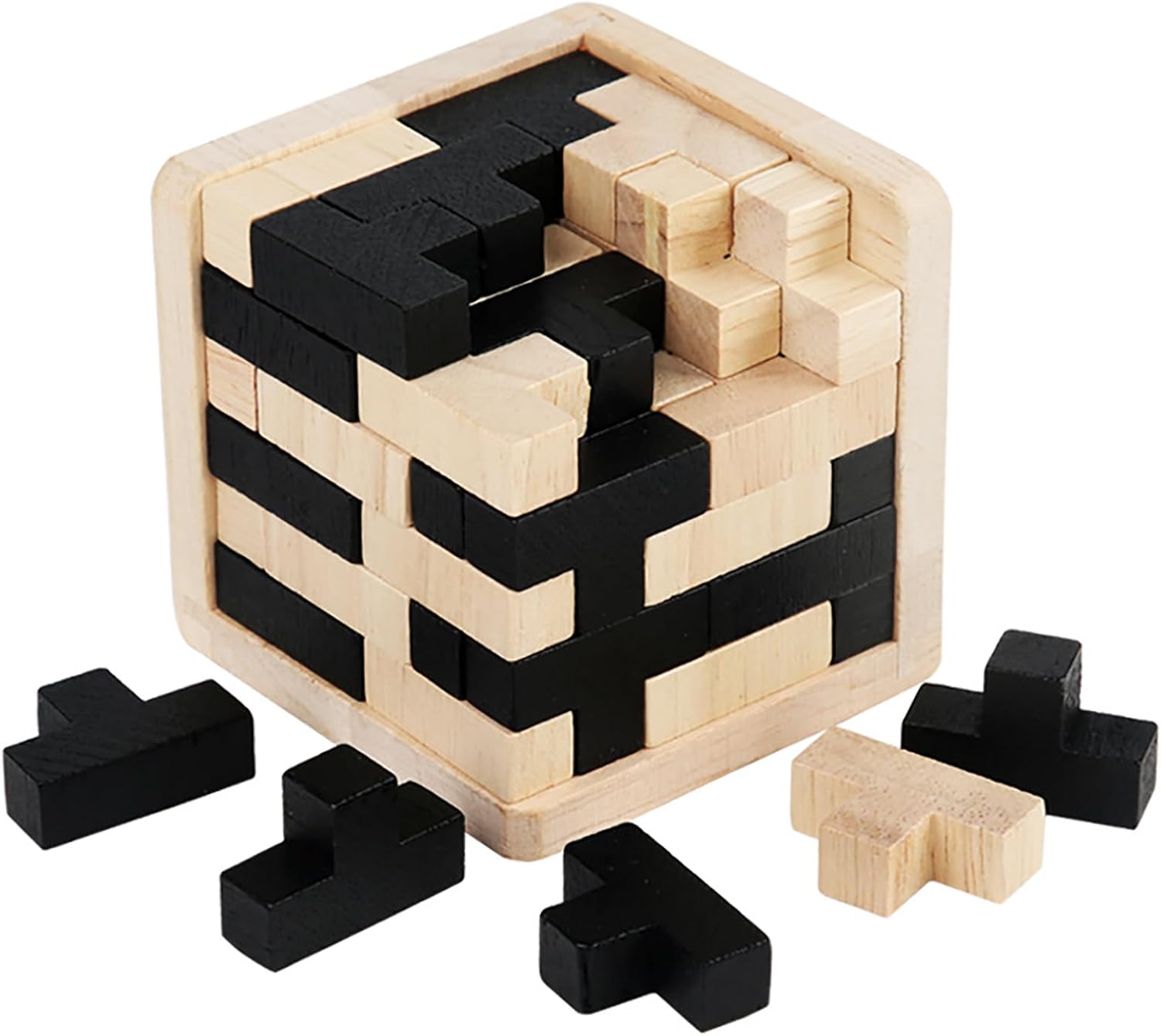 Creative 3D Puzzle Luban | Wooden Interlocking Toy